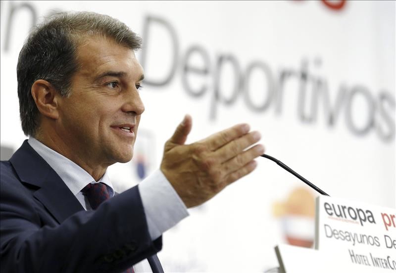 Joan Laporta afirma que si gana le "gustaría traer a Pogba"