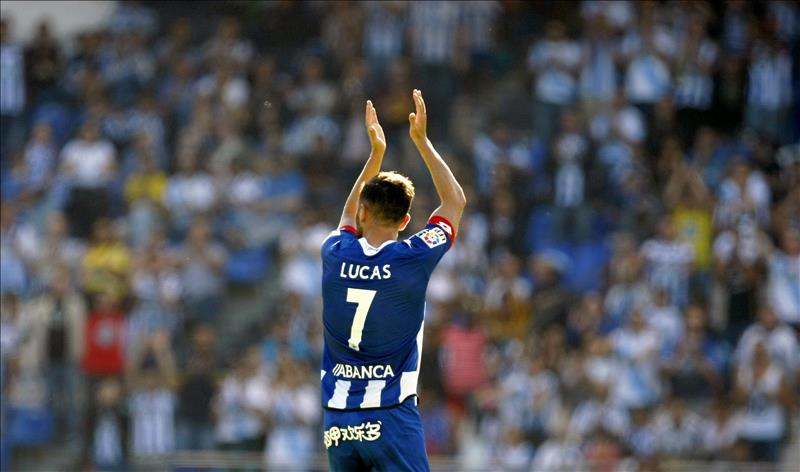 Lucas Pérez pronostica que el Málaga, su próximo rival, «saldrá» de abajo