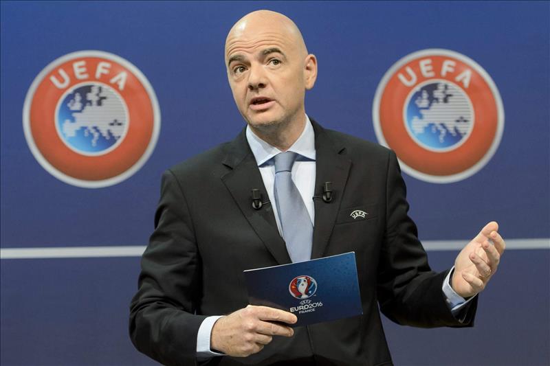 La UEFA respalda unánimemente la candidatura de Gianni Infantino
