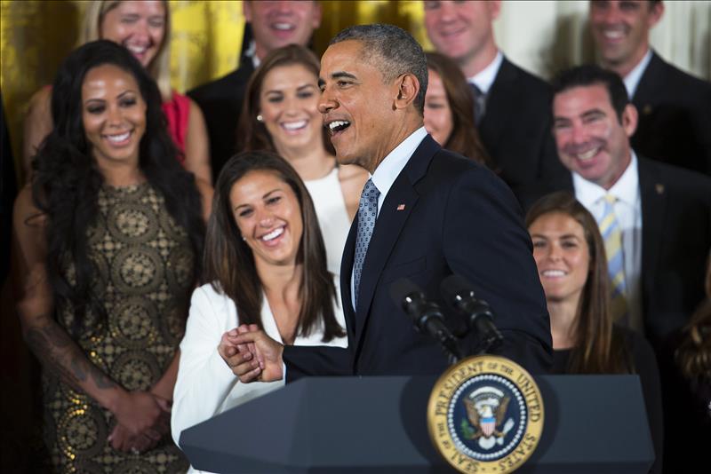 Obama agradece a las futbolistas campeonas del mundo por «inspirar» a todo EE.UU.