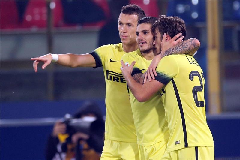 El argentino Icardi hace al Inter líder provisional en Bolonia