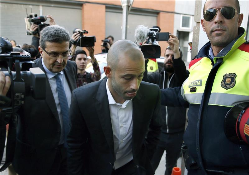 Mascherano llega al juzgado de Gavà para declarar por presunto fraude fiscal