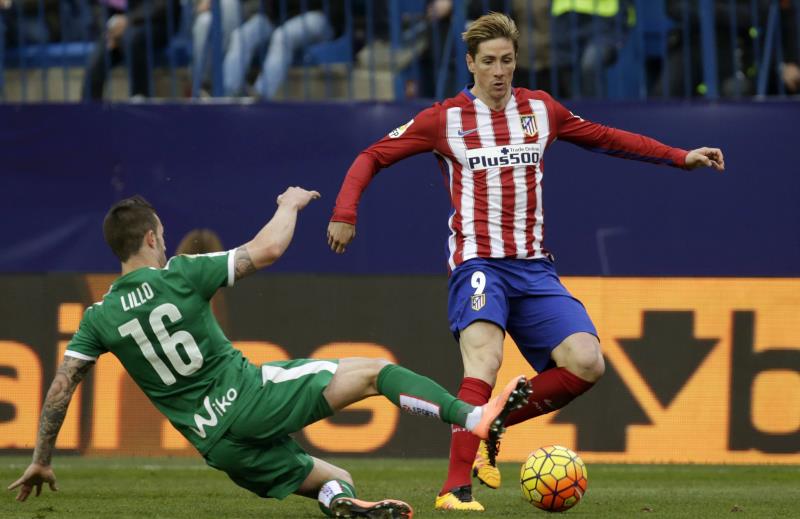 Torres, 100 goles con el Atlético