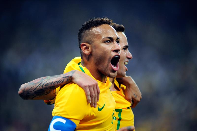 2-0. Brasil con el sello de Neymar mantiene vivo el sueño del oro olímpico