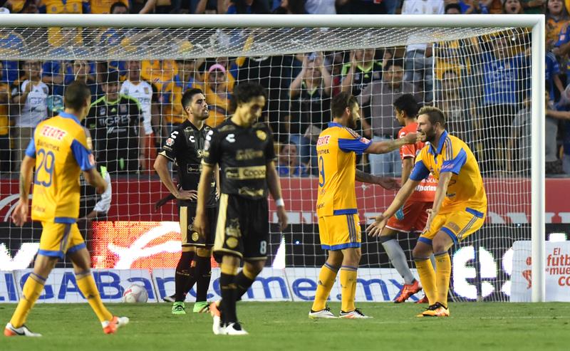 wp image 344319 - Tigres vuelve a la zona de la liguilla al golear a los Dorados, ya descendidos en el fútbol mexicano
