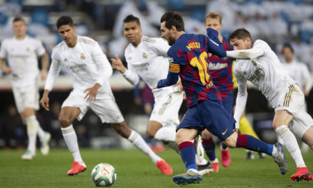 ElClasico Feb 2020 1 450x270 - Messi casi dos años y medio sin marcarle gol al Madrid