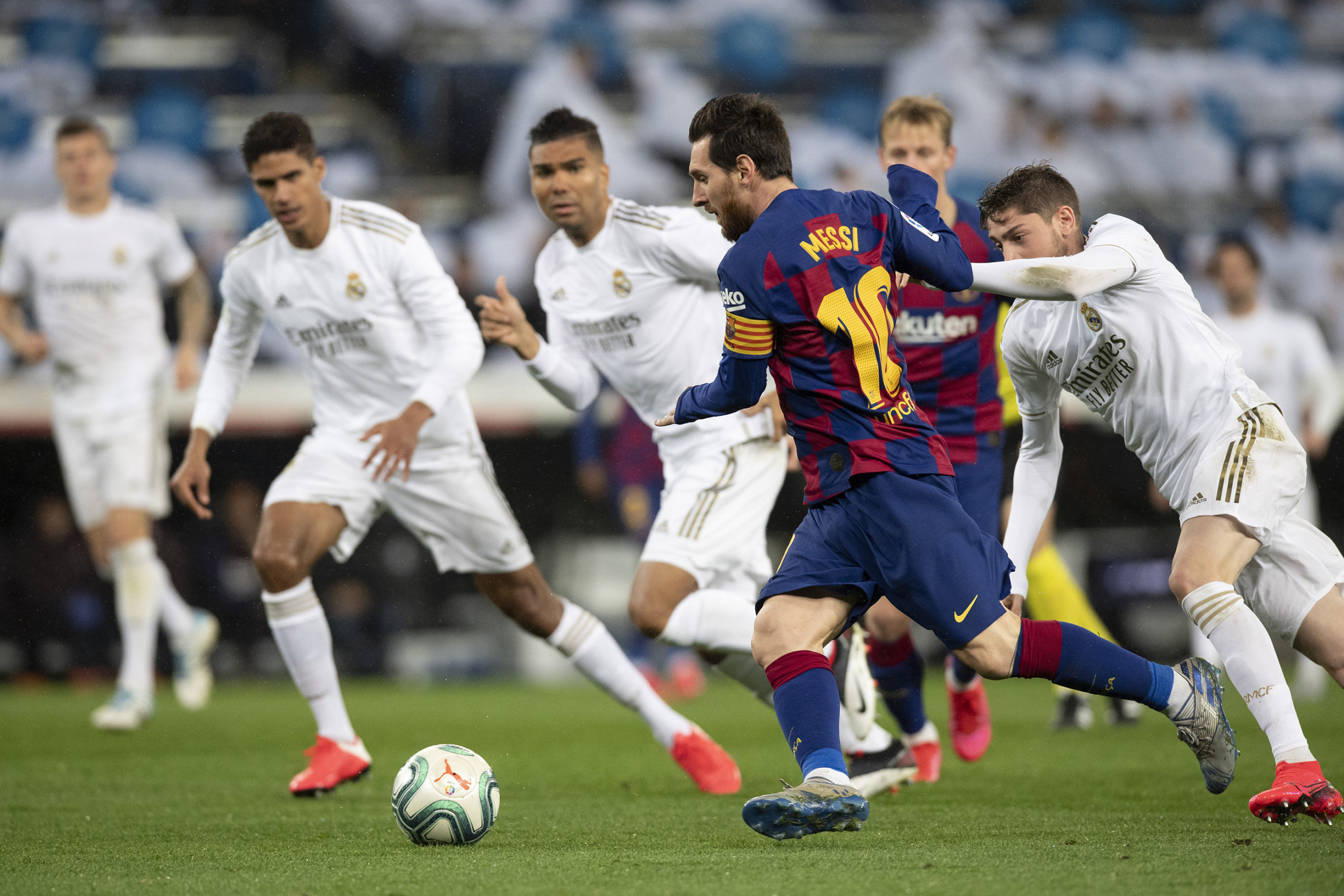 ElClasico Feb 2020 1 scaled - Messi casi dos años y medio sin marcarle gol al Madrid