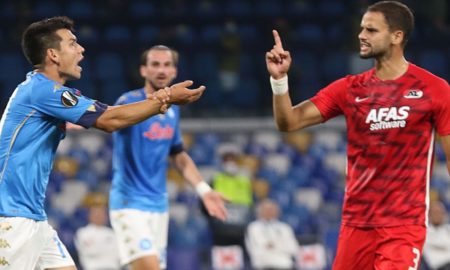 Napoli 450x270 - Napoli cae en casa frente al AZ Alkmaar en Europa League