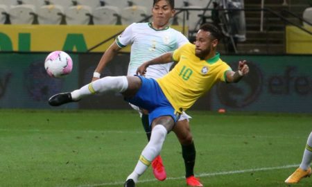 Neymar 450x270 - Humilla Brasil a Bolivia en inicio eliminatoria