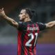 zlatan 1 80x80 - Zlatan con doblete en aguerrido empate del AC Milán y la Roma