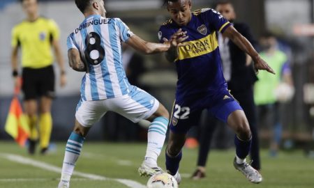 Boca Racing 450x270 - Racing se impone a Boca en la ida de los cuartos de final de la Libertadores