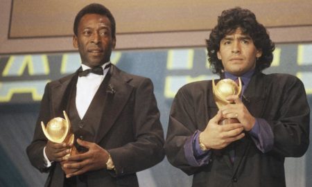 Pele Maradona 450x270 - Pelé se deshace en elogios a Maradona
