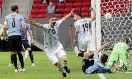 Argentina 1 450x270 - Argentina rompe maleficio y por fin gana, derrota 1-0 a Uruguay