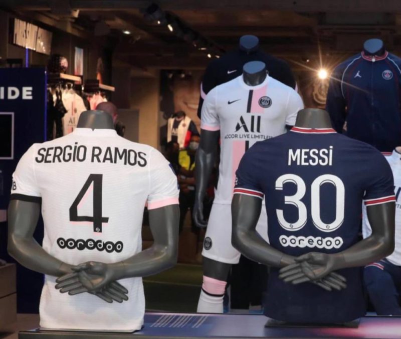 Messi Ramos 800x678 - Messi se encuentra con amigos y enemigos en el PSG