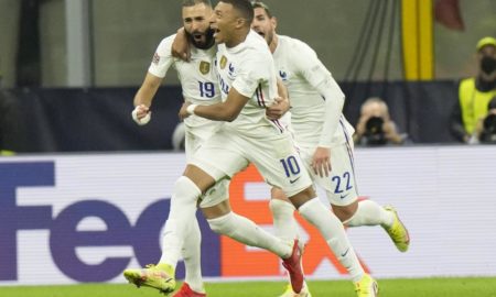 Mbppe France 450x270 - Francia con gol de Mbappé se lleva la Nations League