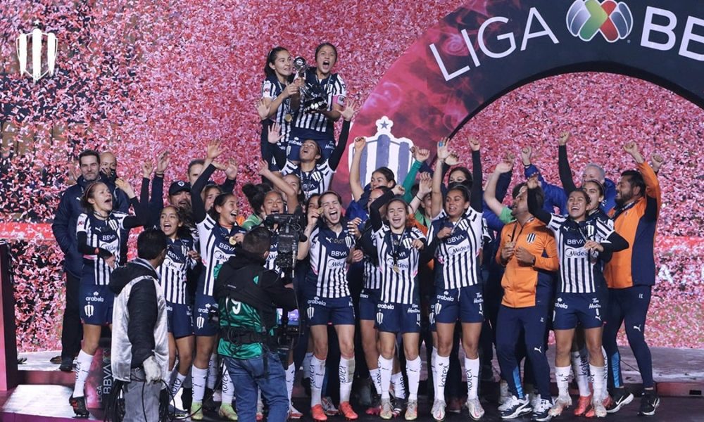 Rayadas 1000x600 - Rayadas de Monterrey levantan título Liga MX Femenil