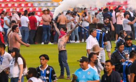 Violencia 3 450x270 - Liga MX anuncia sanciones por bronca en Querétaro