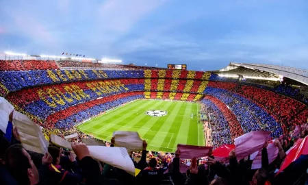 Camp Nou 3 450x270 - Ratas en el estadio del Barcelona