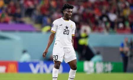 mohammed kudus 450x270 - Ghana pone al borde de la eliminación a Corea