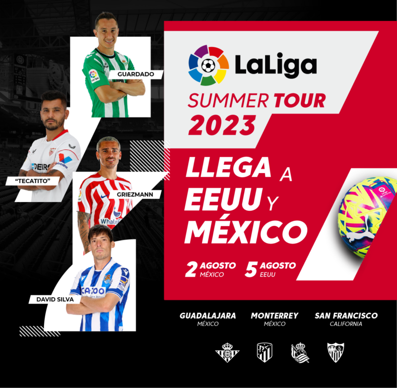 General 1 Spanish 800x782 - La Liga tendrá su summer tour en Norteamérica