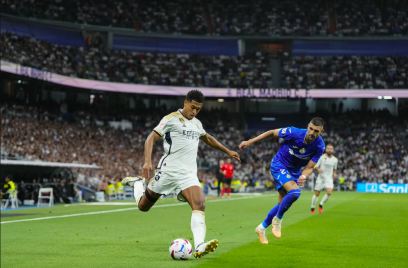 Bellingham 3 800x527 - Bellingham continues his bright start to life at Real Madrid. 