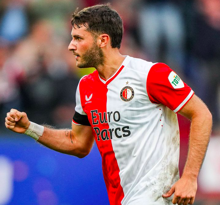 Santi Gimenez - Santi Giménez marca de nuevo con el Feyenoord