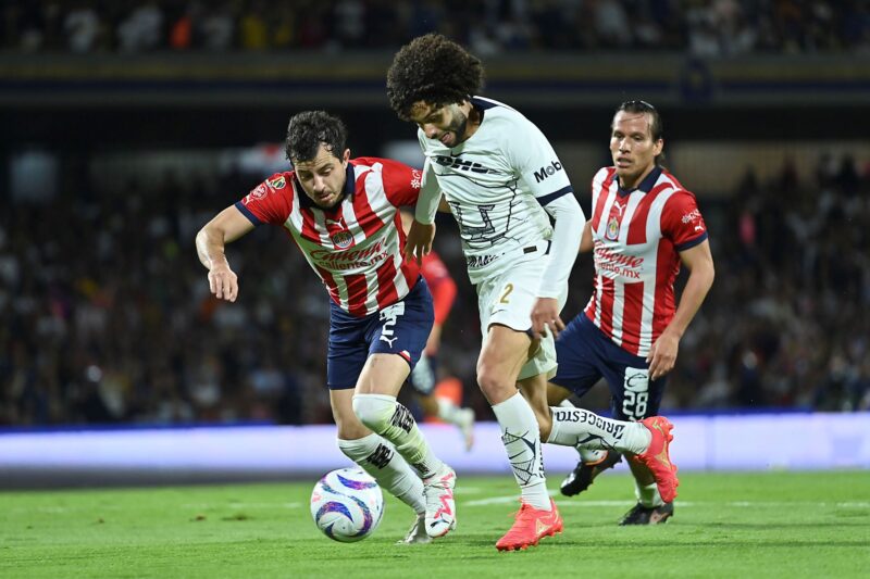 Pumas venció 1-0 a Chivas del Guadalajara y están en la liguilla en la etapa de cuartos de final donde confrontarán de nueva cuenta al Rebaño.