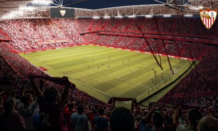 Estadio Interior Lleno 16 9 450x270 - El Sevilla FC tendrá un estadio con una nueva cara
