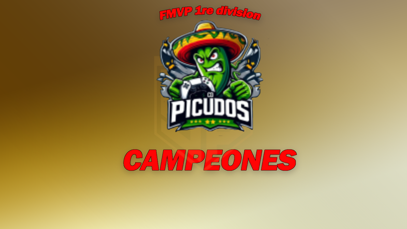 picudos - Picudos Campeones FMVP 1