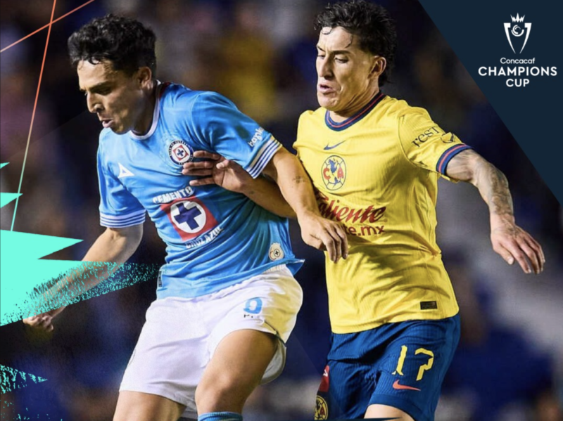 Am Rica Y Cruz Azul Decepcionan En La Ida De Cuartos De La Conca Cruz Azul America Conca 800x599