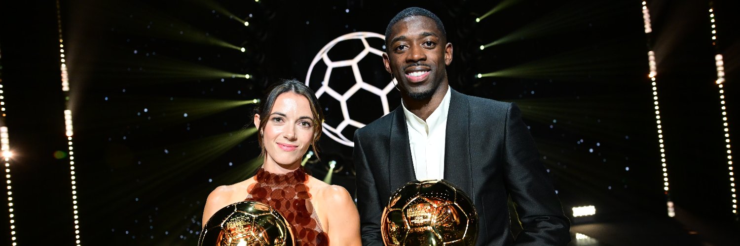 Ousmane Demble and Aitana Bonmati