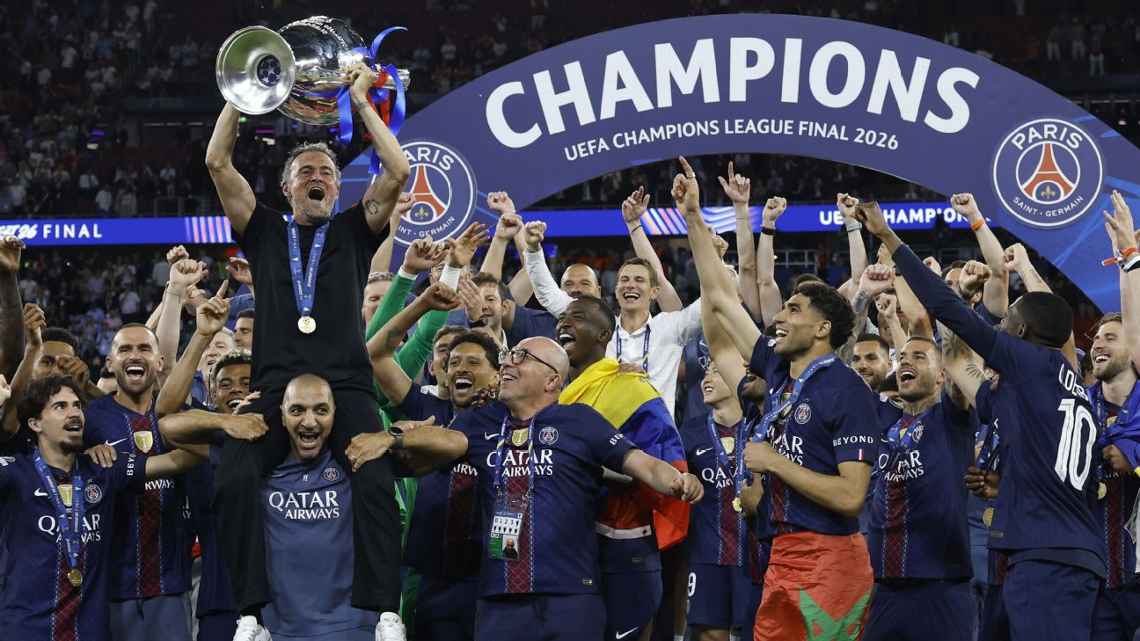 PSG Champions League win