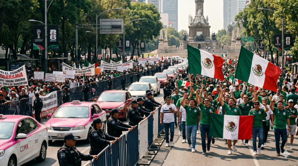 Fiesta y Caos: La CDMX a punto de estallar en el Arranque Mundialista