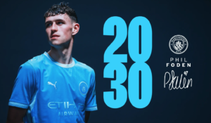 Phil Foden signs new Man City contract, extending until 2030