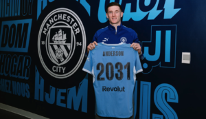 Manchester City confirm the signing of Elliot Anderson from Nottingham Forest