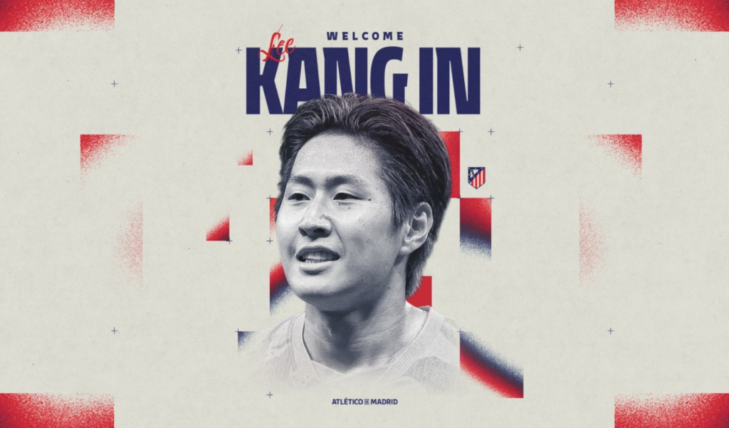 Atletico Madrid announce the signing of Kang-in Lee from PSG