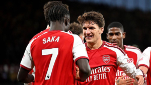 Arsenal begin title defense with 3-0 win over Coventry City