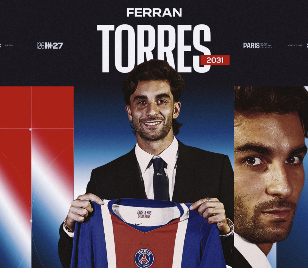 Ferran Torres is leaving Barcelona for PSG