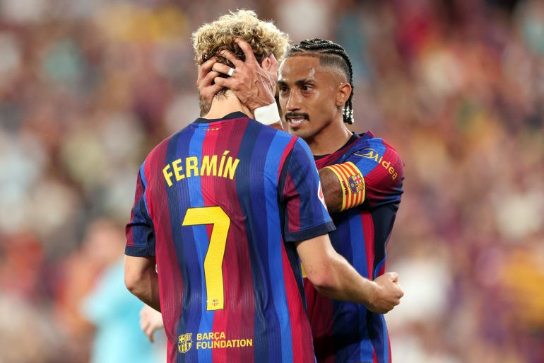 Raphinha shines at striker as FC Barcelona still look for new target man