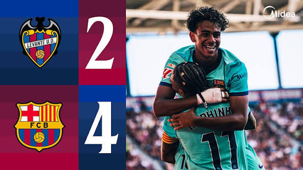 FC Barcelona cruise past Levante to continue their perfect start to the season