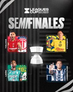 Dominio Azteca en la Leagues Cup, donde ver las semifinales este miercoles!